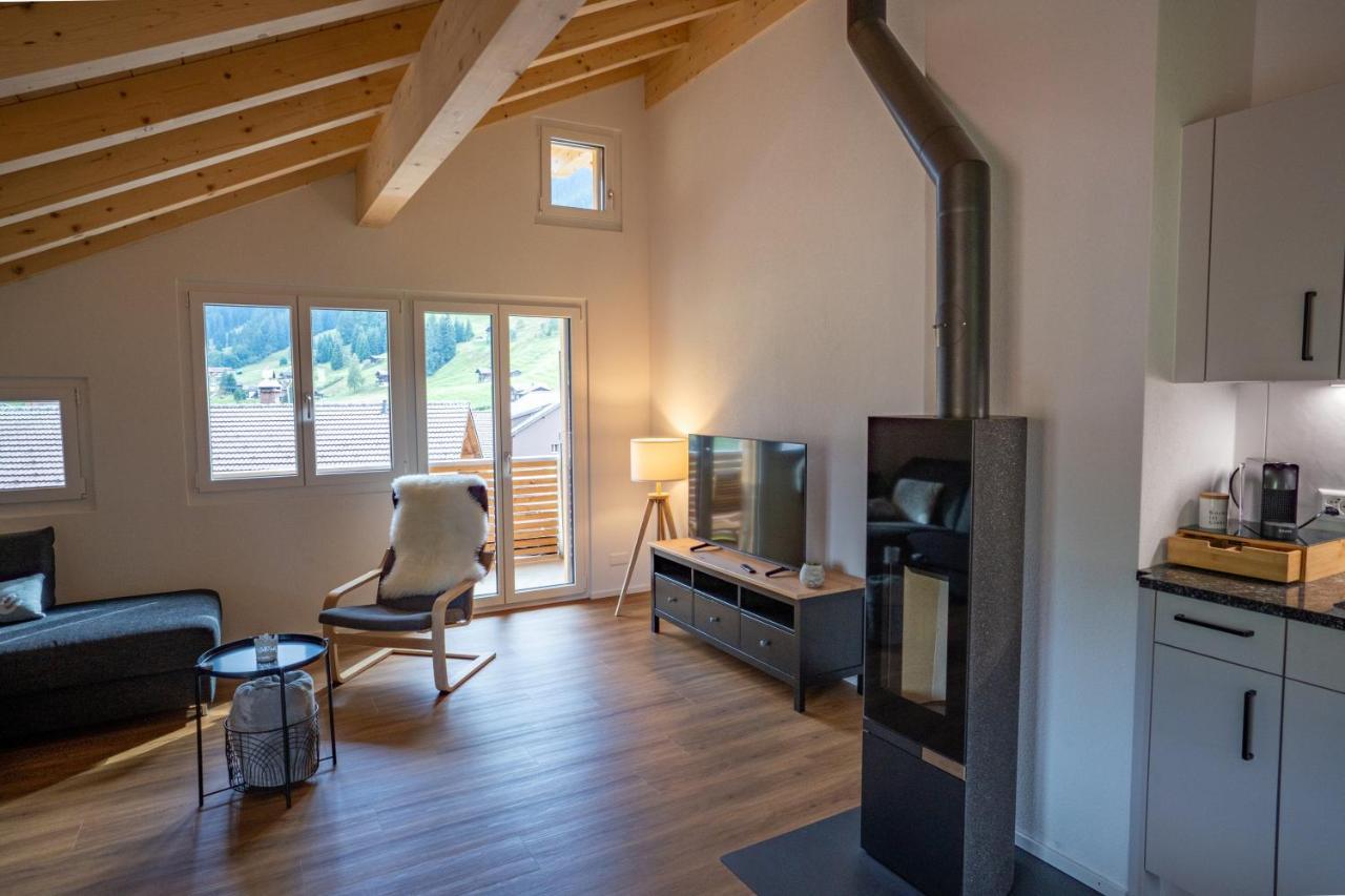 Chuenislodge2- Zwei Balkone, Gemuetlicher Kamin, Aussicht Apartment Adelboden